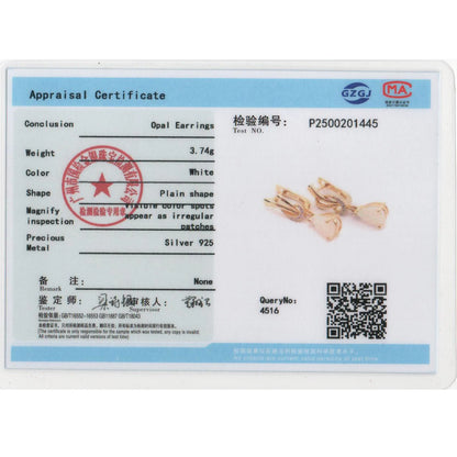 TBJ 100% Natural Ethiopia Opal earrings 925 sterling silver gemstones women fine jewelry for women wife birthday nice gift